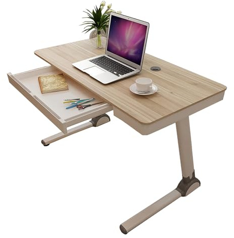 zxhrybh Escritorio Ergonómico con Cajón, Mesa Ordenador Minimalista para Dormitorio, Escritorios Moderno para Oficina en Casa y Estudio(31.4in/80cm)