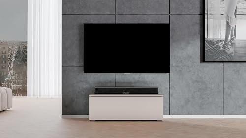 AXLIVING modernes TV Board Loriano 100 cm Lowboard beige Kaschmir