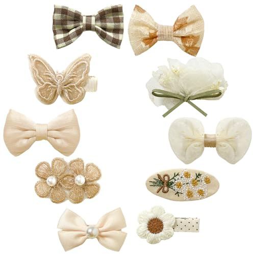 Jerhyun 12 Stück Haarspangen Mädchen Set, Haarspangen Kinde für Kleine und Große Mädchen (Stil A-10)