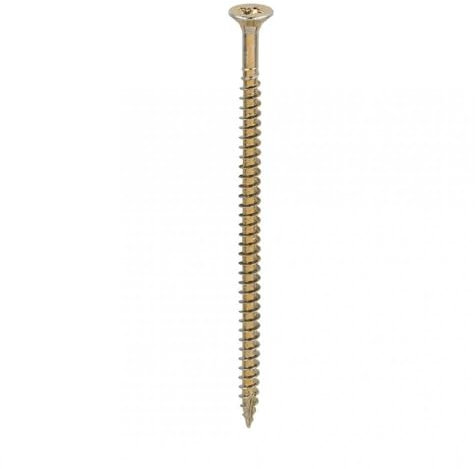 TIMCO Classic Multi-Purpose Screws - PZ - Double Countersunk - 4.0 x 80 - Gold - Box of 200