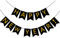 Fecedy Banner Happy New Year, Schwarz