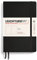 LEUCHTTURM1917 Notizbuch Softcover Paperback, Blanko, Schwarz, Softcover (B6 plus)