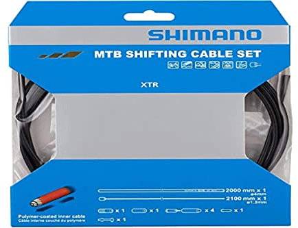 Shimano Unisex-Adult Kit Cables de Cambio Fahrradkabel, Mehrfarbig, One Size