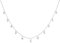 Star/Moon/Heart Pendant Necklace for Women, Rose Gold and Silver Plated Long Chain Necklace with Cubic Zirconia Best Gift for Mother, Friends