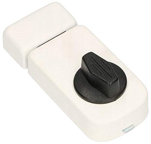 KOWAL Universal Cylinder Barrel Wooden Door and Gate Lock, Rim Lock Comes with 3 Keys, Easy to Install… (Minos White 9.5 x 5.5 x 3)