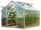 GFP Serre Topas 4 Cadre Aluminium 225x259 cm Plaques Double paroi 6 mm avec Cadre de Fondation et ouvre-fenêtre Automatique