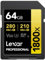 Lexar Gold Series Professional Carte mémoire UHS-II U3 SDXC 1800 x 64 Go