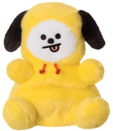 Aurora, 61504, BT21 CHIMMY Palm Pal, 13cm, Eco-Friendly Plüschtier, Gelb