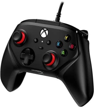 HyperX Clutch Gladiate – Kabelgebundener Controller, offiziell lizenziert von Xbox, 2 Trigger-Locks, programmierbare Tasten, 2 Vibrations-Motoren