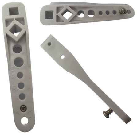 Citystores® Toilet Replacement Handle Cistern Lever Arm Bathroom White Flush Plastic