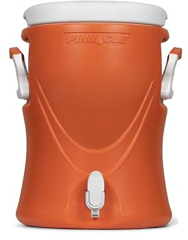 Pinnacle Unisex-Adult Platino 3 Gallon Orange Isolierter Getränkebehälter, 12 Liter