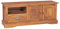BUKSCYJS Tv Schrank Hochglanz,Lowboard Wohnzimmertv-Schrank 100x30x40 cm Teak Massivholzgeeignet FüR Arbeitszimmer, Wohnzimmer,Schlafzimmer, Empfangsraum, Badezimmer
