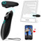 【2024 Upgrade】Remote Control with Scroll Wheel for Kindle Paperwhite/TikTok, E-Book Readers page turner remote/Short Video Controller Compatible with iPhone/iPad/Android, Wrist Strap Included! (Noir)