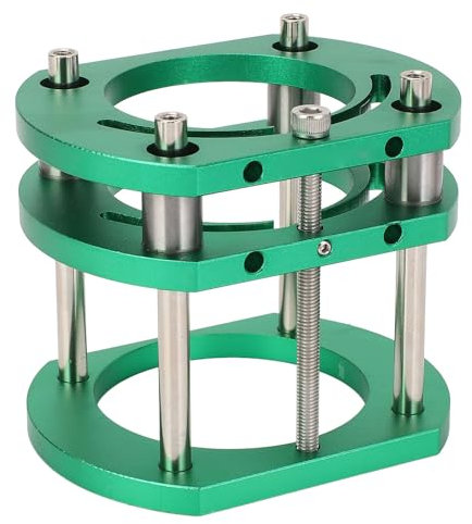 ZASCHMOY Router Lift Base, Under Table Router Base, Height Adjustable Router Table Lifting System Base, 4 Jaw Clamping Table Lifting System Base, for Motor Diameters 64 to 66mm