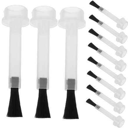 BESTYASH 50 Pièces Brosse Pour Ongle à Poils Souples Lot De Pinceaux De Rechange Usage Unique Pour Vernis à Ongles Et Manucure Au Gel
