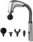 UUE Massagepistole, Elektrische Massagegerät, Massage Gun Massagegerät, Muskel Massagepistole mit 4 Massageköpfen, 9 Stufen Einstellbar Massage Pistole für Schulter Körper Rücken Entspannung