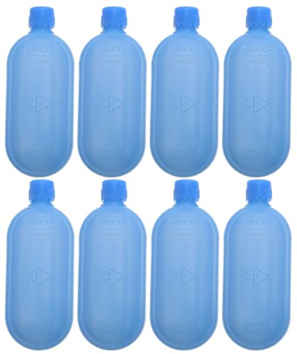 TOGEVAL Lot de 8 Blocs Réfrigérants Réutilisables Bleu Penguin Pains de Glace Remplis d'eau pour Ventilateur de Climatiseur Cristaux de Glace pour Refroidissement Rapide Camping