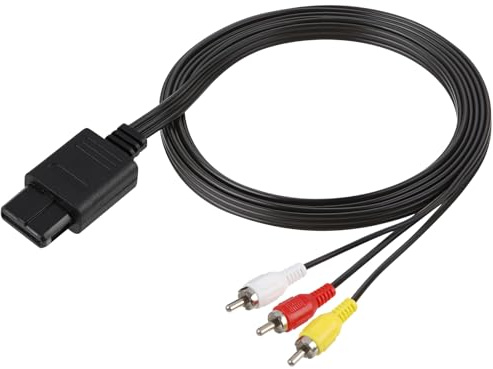 AV Kabel Für Gamecube/NGC/64/N64/SNES, Geeignet Für Audio, Video, Spielekonsolen, Länge 1,8m