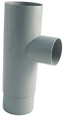 Marley Dachrinnen Rohrabzweig grau 75/53/87° DN 75
