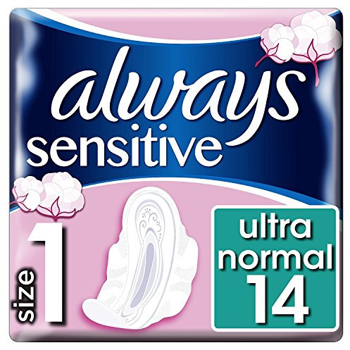 Procter & Gamble Always Sensitive Pads with Wings Ultra Normal 14 Pads