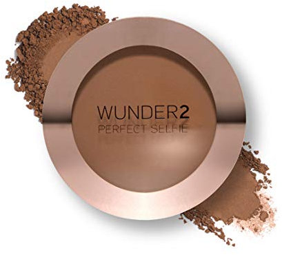 WUNDERBROW PERFECT SELFIE Makeup Bronzing Veil HD Photo Finishing Pudermatt für glänzendes Finish gepresst kompakt, versunkene Bronzer Contour