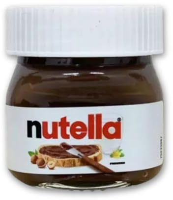 Nutella - Crema Spalmabile alle Nocciole e Cacao, Senza Glutine, Conservanti e Grassi Idrogenati, Formato Scorta per Eventi, Bomboniere, Segnaposto Natalizi, Ideale a Colazione, 64 Vasetti da 25 gr