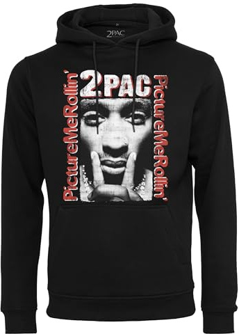 Mister Tee Herren Tupac Boxed In Hoody Black, L