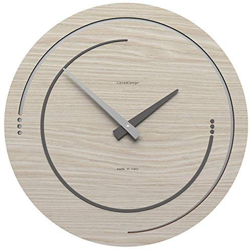 CalleaDesign 46 cm Wanduhr Sonar Eiche Brise