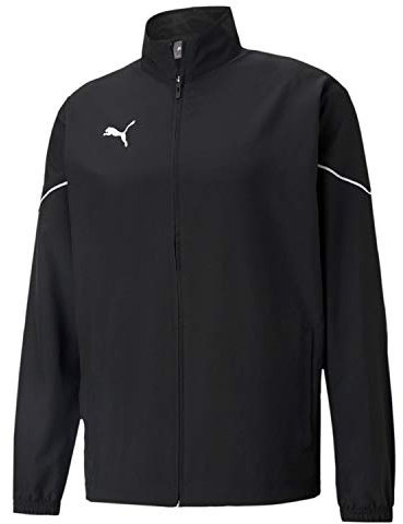 Wenko PUMA Men's Teamrise Sideline Training Jacket, mens, Sweatshirt, 657326, Puma black/Puma white., M