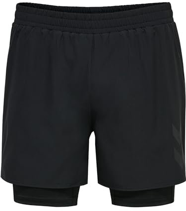 hummel Hmlmt Force 2 In 1 Shorts Herren Yoga Mit Beecool Technologie Mit Recyceltes Polyester
