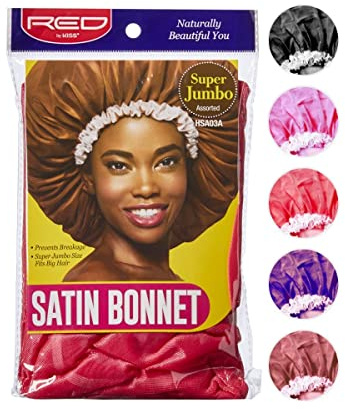 Red Satin Bonnet Assorted Super Jumbo