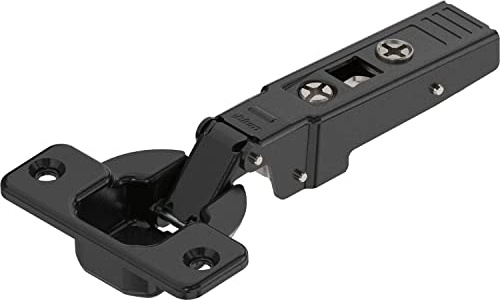 BLUM Clip top Blumotion Profile Door Hinge 95° Straight with Spring Screws (Onyx Black, 70T9550.TL Onyx Black)