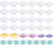 32 Pcs Mixed Sizes Clear Game Tokens Storage Containers Board Game Storage Containers Plastic Storage Boxes for Game Components, Empty Organizer Storage Box with Lids for Game Pieces, Dice, Tokens