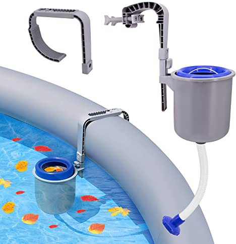 Swimming Pool Supply Skimmer with Above Ground Pools Wall mounted Poods Net Kit for Pond Pool Surface Debris Leaf Pond