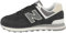 New Balance Sneaker unisex per adulti Low U 574, nero rosa U574px2, 40 EU