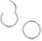 Longita 2 Stück Nasenpiercing Ring, 316L Chirurgenstahl Nasenring, 16G Septum Clicker Ring, Helix Conch Knorpel Tragus Piercing Ohr Innendurchmesser 7MM Silber