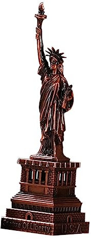 Homoyoyo Freiheitsstatue Mini-büstenstatuen Wohnkultur Statue Der Liberty Figur Römische Skulpturverzierung Patriotisches Partygeschenk Zum 4. Juli Hofdekor Büro Esstisch Metall Souvenir