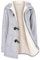 Vancavoo Cappotto Donna Invernale Felpa con Cappuccio Caldo Giacca Casual Slim Autunno Giubbotto Eleganti Felpa Cardigan con Tasche,Grigio Chiaro,L