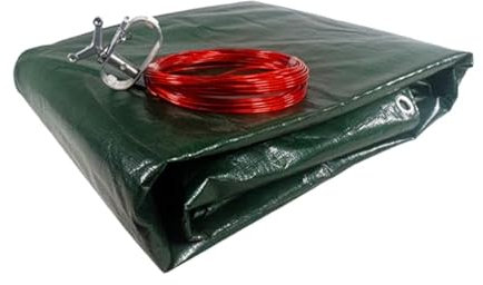 Pool Abdeckplane Grün/Schwarz | Rund 4,6 m