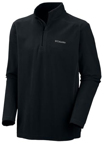 Columbia Herren Fleece Pullover Klamath Range(TM) II Half Zip, Farbe:Schwarz, Größe:M, Artikel:1352472-010 Black
