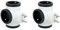 Legrand - Fiche multiprise avec 3 Prises latérales avec Terre - Blanc et Gris foncé (Lot de 2)