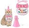 Andibro Haustier Katze Hund Happy Birthday Bandana Schals,Niedlich Party Hut Mini Besticktes Cat Dog Geburtstag Party Dekoration Haustier Kostüme Kopfbedeckung Zubehör Dekorationen(Rosa)