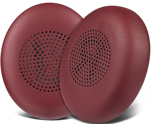 SOULWIT Ersatz Ohrpolster für Jabra Evolve2 65 (65MS 65UC USB)/Evolve2 40 (40UC 40MS USB)/Elite 45h On-Ear Wireless Headset, Ersatzpolster mit weicherem Protein-Leder