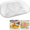 OWLMATE Vassoio Girevole 360° Organizer Frigo Organizer Giradischi Per Cucina Trucco Armadio Uffici Tavolo (Rettangolare)