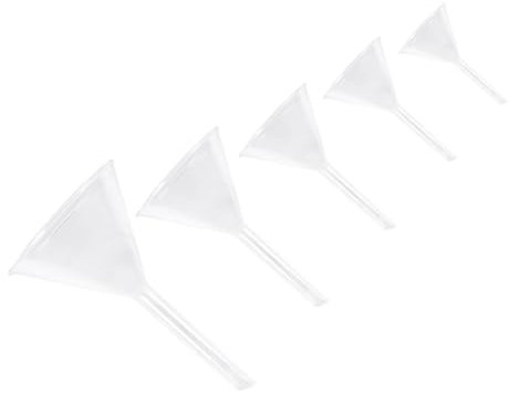 COSMEVIVI 5piezas Embudo De Triangular De Embudo De Filtrado Para y Experimentos Químicos