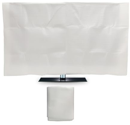 Foam Flat Screen TV Cover Fits Up to 55L x 32W Flat Screen TV，50-55 Inch Television Foam Cover for TV Protection During House Moving, Storage, or Home Renovation-1 Pack