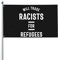 3x5 Make Racism Wrong Again Antirassistische Flagge Blm Black Lives Matter Flagge Handel Rassismus für Flüchtlinge Flagge Kein Flaggenmast