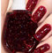 Red Shimmer Nail Polish - Red Glitter Nail Varnish - High Gloss Sparkly Nail Polish for Girls Women DIY Manicure - Long Lasting, Quick Drying, Easy to Apply for Nail Art Lovers