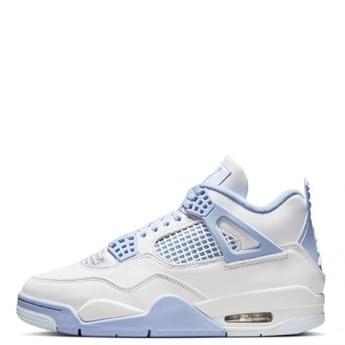 Jordan Air Jordan 4 WMNS DJ0675 200 Shimmer da donna, taglia, Bianco/Alluminio-blu Tinta-olio Verde, 42.5 EU