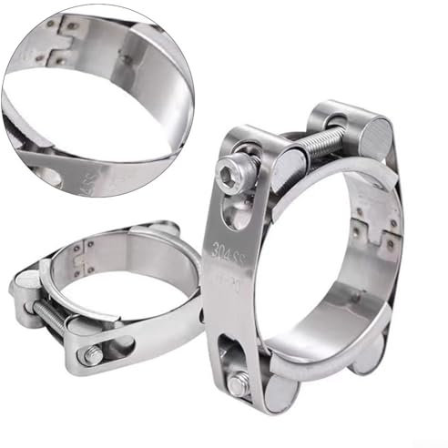 Double Headed T Bolt Hose Clamp Suitable for Exhaust Systems and Turbo Pressure Hoses (35-45mm)